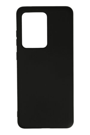 Samsung Galaxy S20 Ultra Kılıf Nano içi Kadife Silikon - Siyah-(5796)