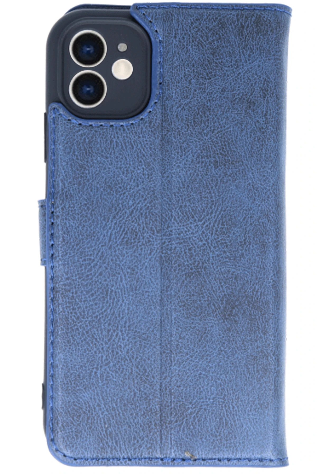 iPhone 11 Kılıf Trend S Plus Kapaklı Kılıf - Lacivert-(5796) - Görsel 4