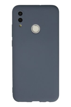 Huawei P Smart 2019 Kılıf Nano içi Kadife Silikon - Gri-(5796)