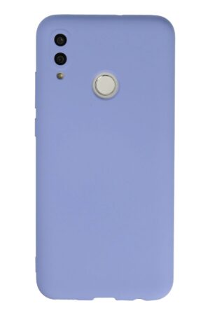 Huawei P Smart 2019 Kılıf Nano içi Kadife Silikon - Lila-(5796)