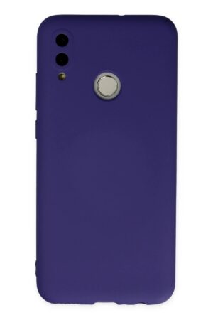 Huawei P Smart 2019 Kılıf Nano içi Kadife Silikon - Mor-(5796)