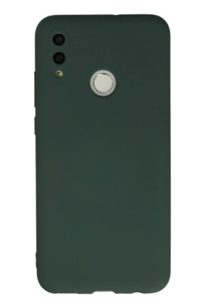 Huawei P Smart 2019 Kılıf Nano içi Kadife Silikon - Koyu Yeşil-(5796)