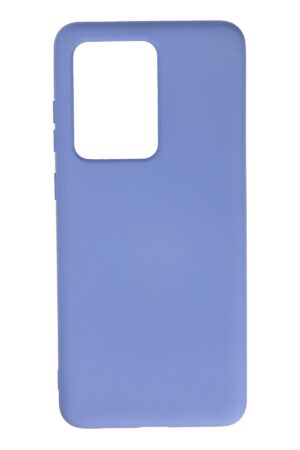 Samsung Galaxy S20 Ultra Kılıf Nano içi Kadife Silikon - Lila-(5796)