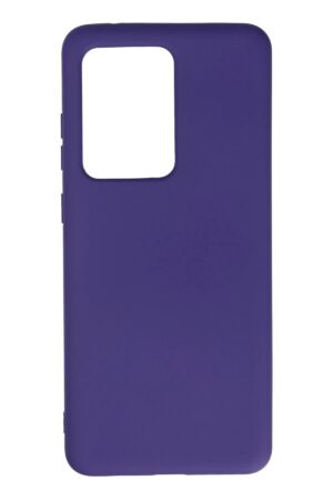 Samsung Galaxy S20 Ultra Kılıf Nano içi Kadife Silikon - Mor-(5796)
