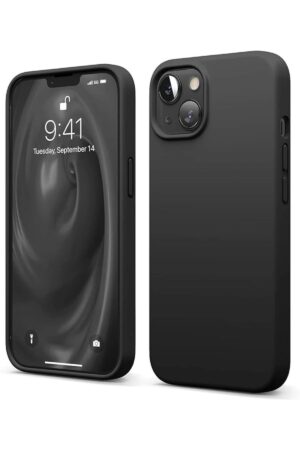iPhone 14 Kılıf First Silikon - Siyah-(5796)