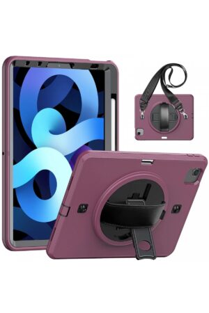 iPad Pro 11 (2020) Kılıf Strap-C Otterbox Tablet Kapak - Mürdüm-(5796)