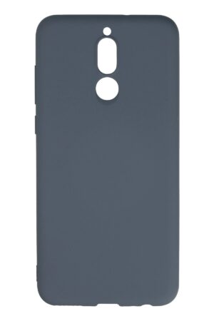 Huawei Mate 10 Lite Kılıf Nano içi Kadife Silikon - Gri-(5796)