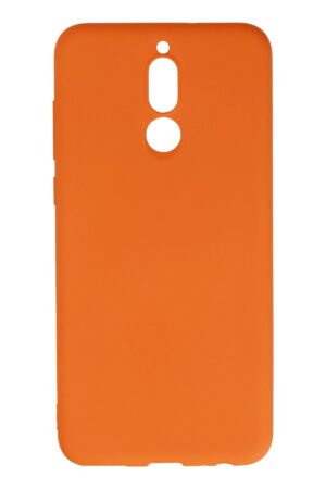 Huawei Mate 10 Lite Kılıf Nano içi Kadife Silikon - Turuncu-(5796)