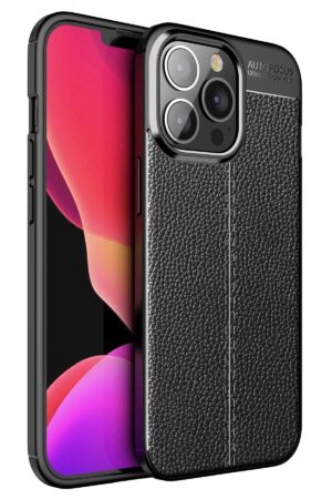 iPhone 13 Pro Kılıf Auto Focus Kapak - Siyah-(5796)