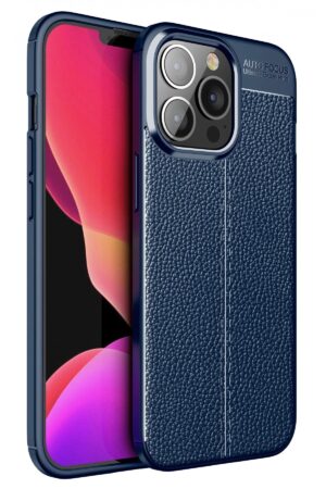 iPhone 13 Pro Max Kılıf Auto Focus Kapak - Lacivert-(5796)