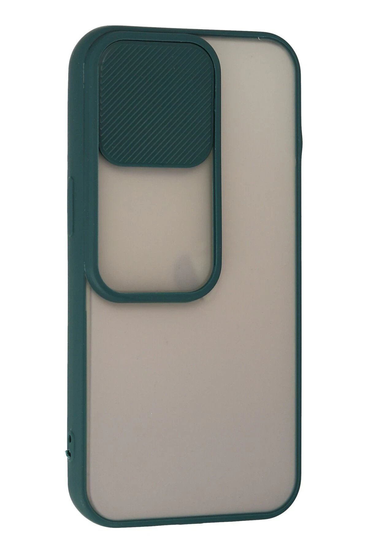 iPhone 13 Pro Kılıf Palm Buzlu Kamera Sürgülü Silikon - Yeşil-(5796) - Görsel 2