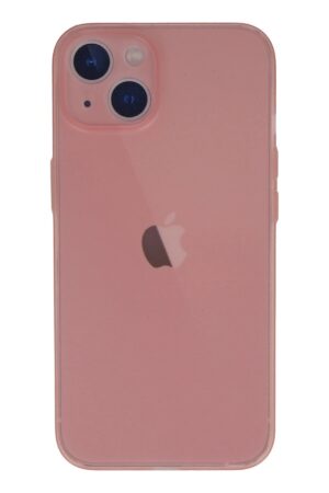 iPhone 13 Mini Kılıf PP Ultra İnce Kapak - Pembe-(5796)