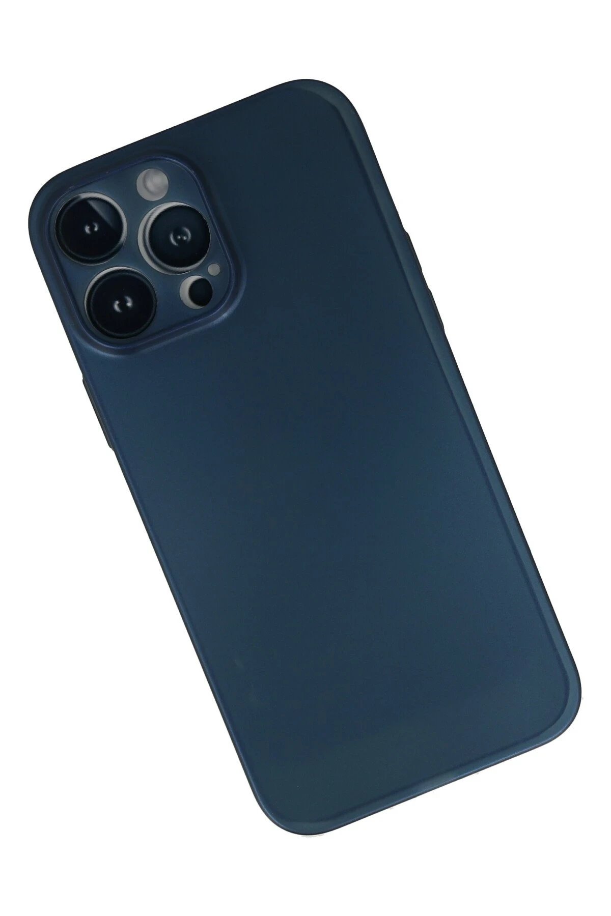 iPhone 13 Pro Max Kılıf PP Ultra İnce Kapak - Mavi-(5796) - Görsel 2