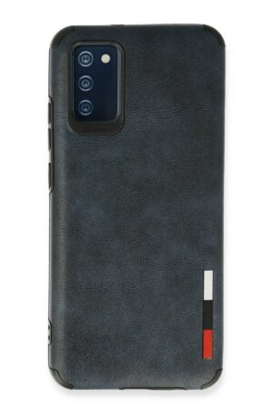 Samsung Galaxy A03S Kılıf Loop Deri Silikon - Lacivert-(5796)