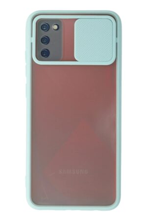 Samsung Galaxy A03S Kılıf Palm Buzlu Kamera Sürgülü Silikon uaz-(5796)
