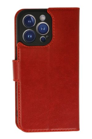 iPhone 13 Pro Max Kılıf Trend S Plus Kapaklı Kılıf - Kırmızı-(5796)