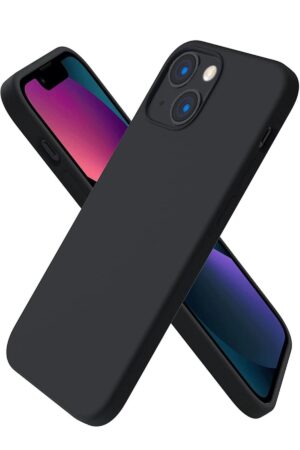 iPhone 13 Mini Kılıf First Silikon - Siyah-(5796)