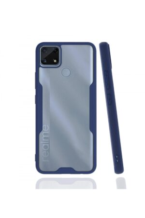 Realme C25 Kılıf Platin Silikon - Lacivert-(5796)