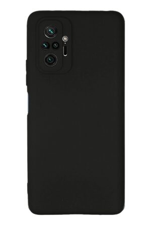 Xiaomi Redmi Note 10 Pro Kılıf First Silikon - Siyah-(5796)