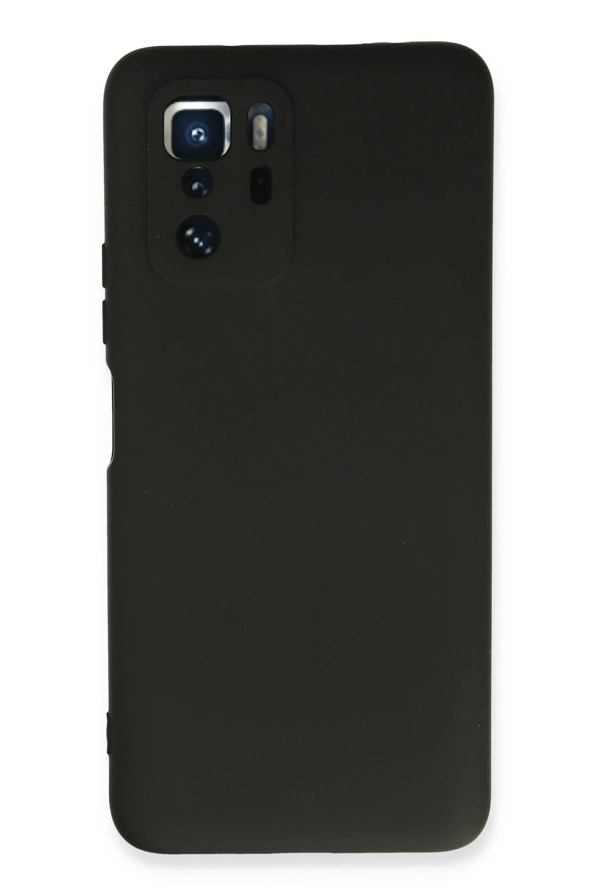 Xiaomi Poco X3 GT Kılıf Nano içi Kadife Silikon - Siyah-(5796)