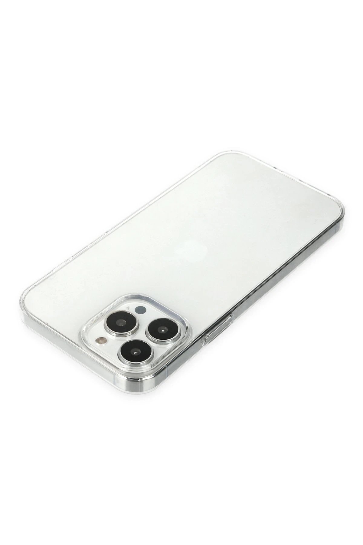 iPhone 13 Pro Max Kılıf Pc Sert Şeffaf Kapak - Şeffaf-(5796) - Görsel 5