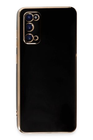 Samsung Galaxy S20 Kılıf Volet Silikon - Siyah-(5796)