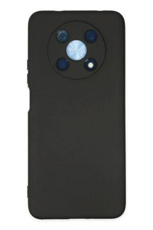 Huawei Nova Y90 Kılıf Nano içi Kadife Silikon - Siyah-(5796)