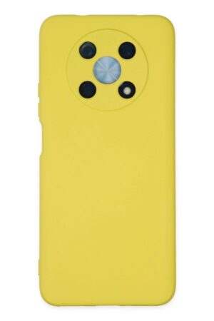Huawei Nova Y90 Kılıf Nano içi Kadife Silikon - Sarı-(5796)