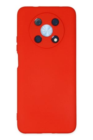 Huawei Nova Y90 Kılıf Nano içi Kadife Silikon - Kırmızı-(5796)