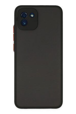 Samsung Galaxy A03 Kılıf Montreal Silikon Kapak - Siyah-(5796)