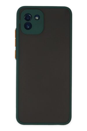 Samsung Galaxy A03 Kılıf Montreal Silikon Kapak - Yeşil-(5796)