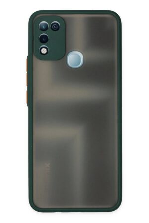 İnfinix Hot 10 Play Kılıf Montreal Silikon Kapak - Yeşil-(5796)