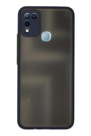 İnfinix Hot 10 Play Kılıf Montreal Silikon Kapak - Lacivert-(5796)