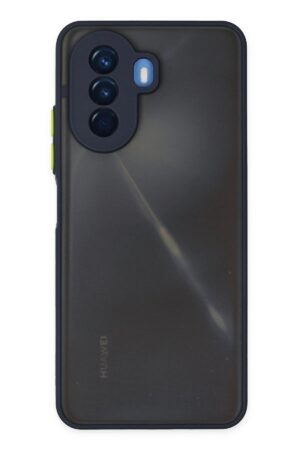 Huawei Nova Y70 Kılıf Montreal Silikon Kapak - Lacivert-(5796)
