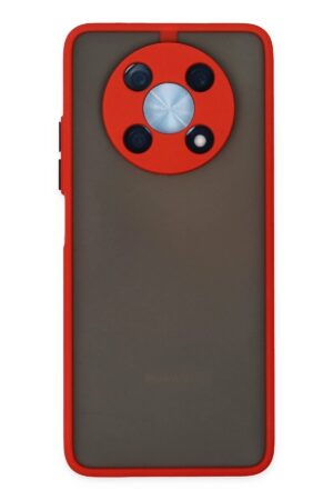 Huawei Nova Y90 Kılıf Montreal Silikon Kapak - Kırmızı-(5796)