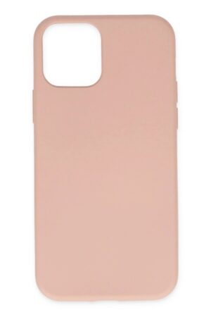 iPhone 11 Pro Max Kılıf Nano içi Kadife Silikon - Pudra-(5796)