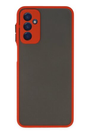 Samsung Galaxy M13 Kılıf Montreal Silikon Kapak - Kırmızı-(5796)