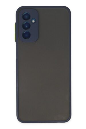 Samsung Galaxy M13 Kılıf Montreal Silikon Kapak - Lacivert-(5796)