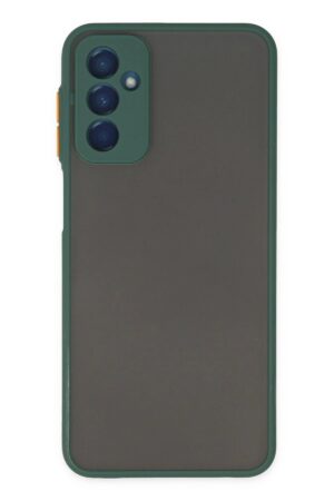 Samsung Galaxy M13 Kılıf Montreal Silikon Kapak - Yeşil-(5796)