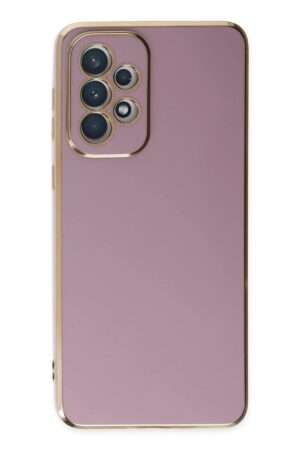 Samsung Galaxy A73 5G Kılıf Volet Silikon - Mor-(5796)