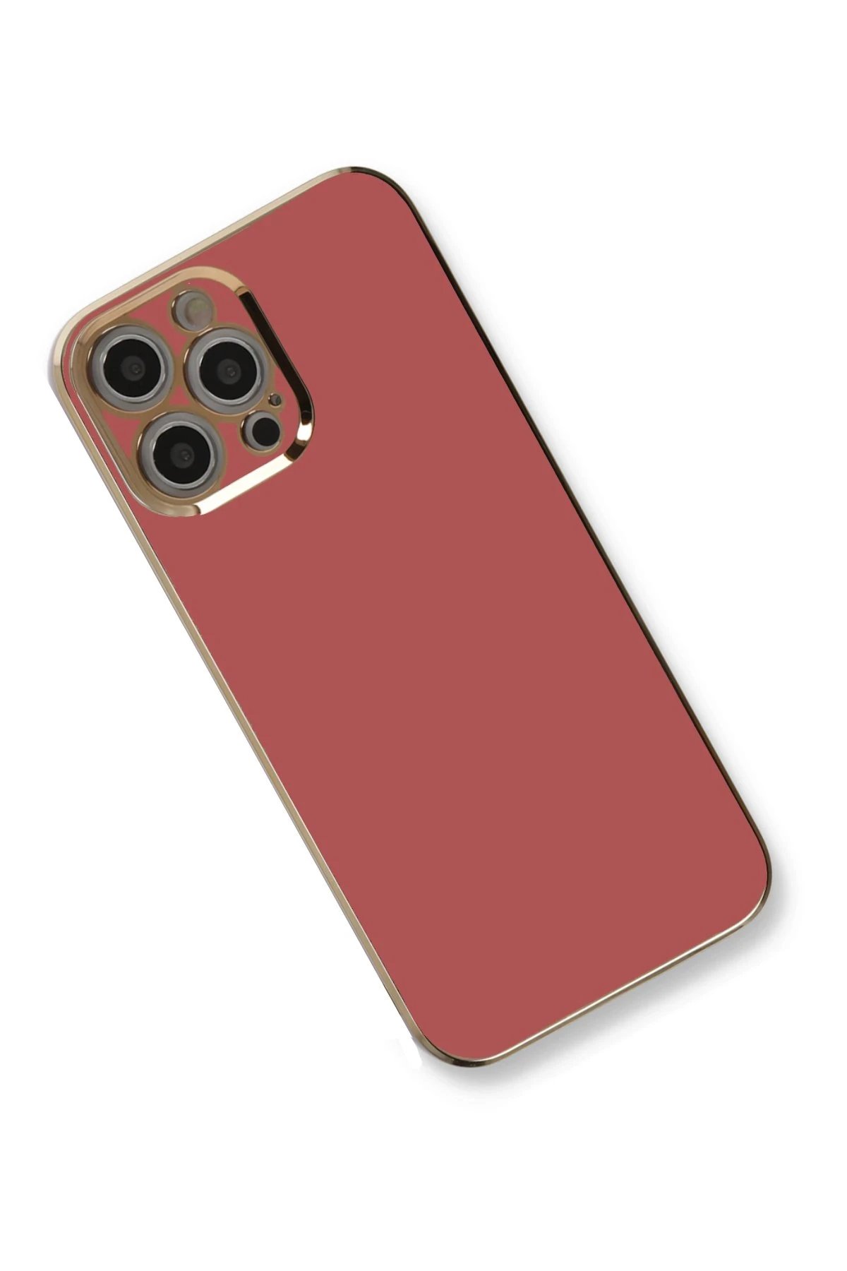 iPhone 12 Pro Kılıf Volet Silikon - Kırmızı-(5796) - Görsel 2