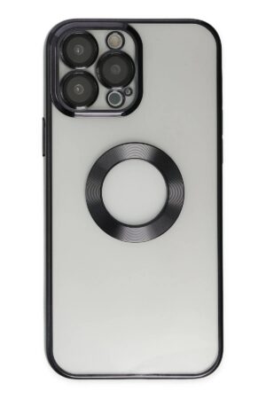 iPhone 13 Pro Max Kılıf Slot Silikon - Siyah-(5796)