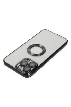 iPhone 13 Pro Kılıf Slot Silikon - Siyah-(5796)