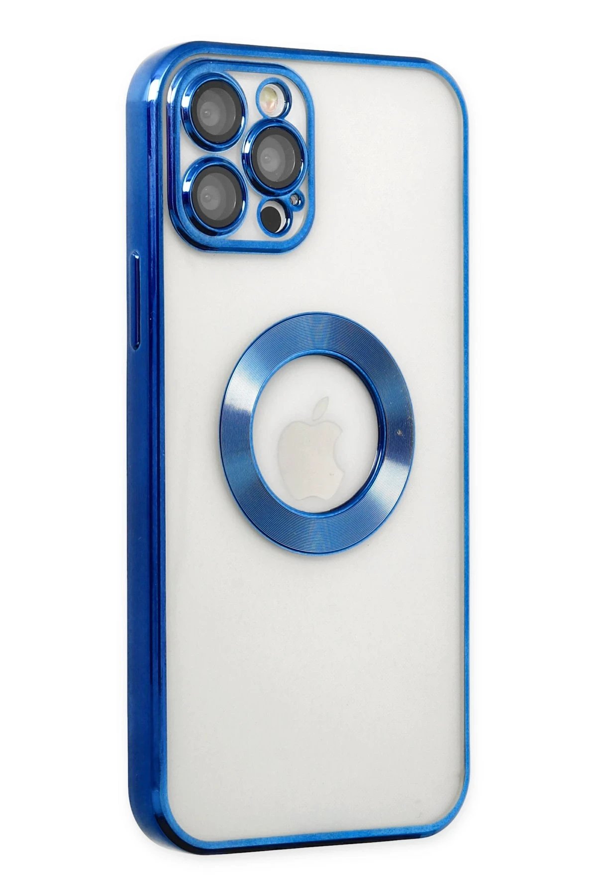 iPhone 12 Pro Kılıf Slot Silikon - Mavi-(5796) - Görsel 3