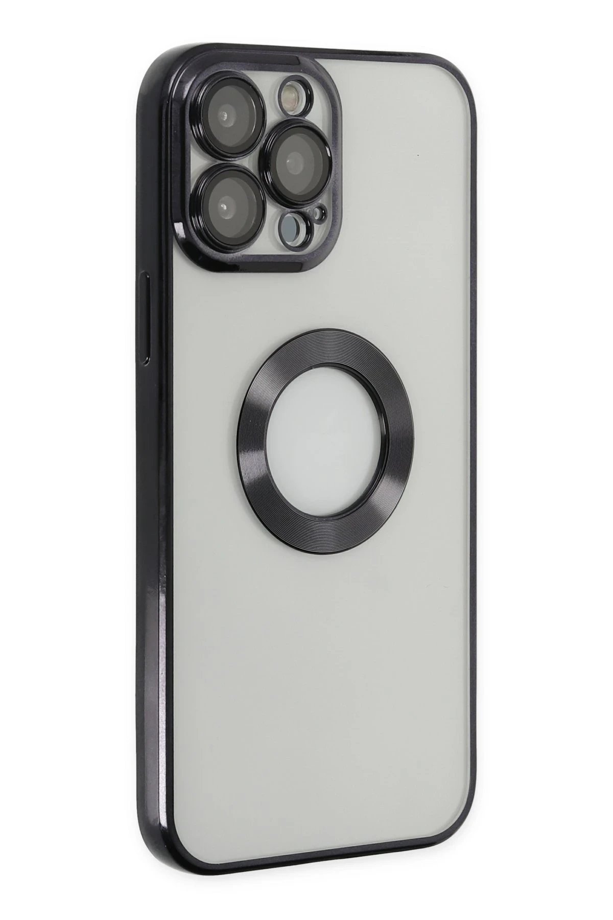 iPhone 14 Pro Kılıf Slot Silikon - Siyah-(5796) - Görsel 2