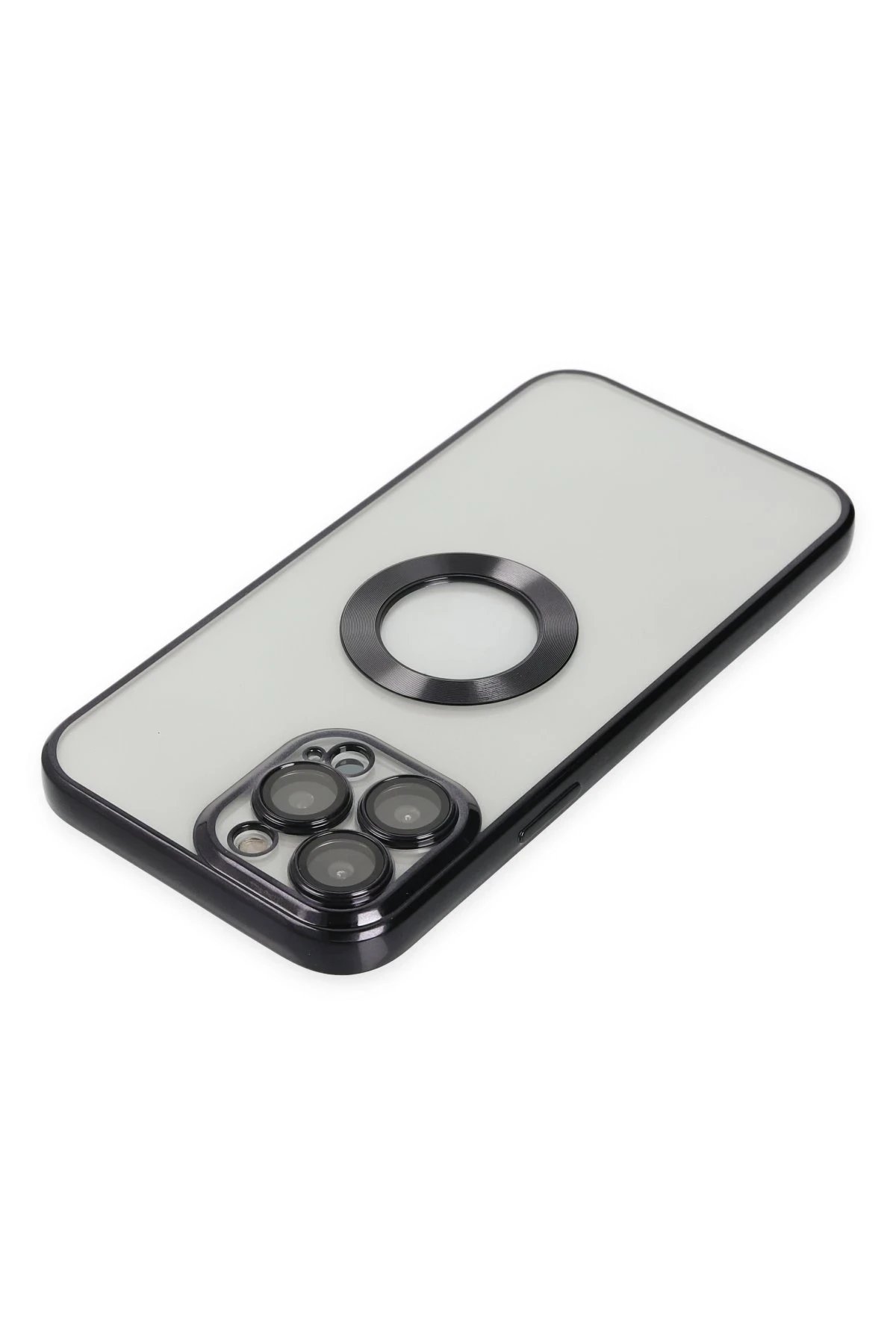 iPhone 14 Pro Kılıf Slot Silikon - Siyah-(5796) - Görsel 5