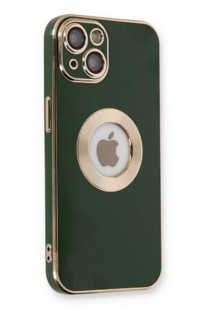iPhone 14 Plus Kılıf Store Silikon - Yeşil-(5796)