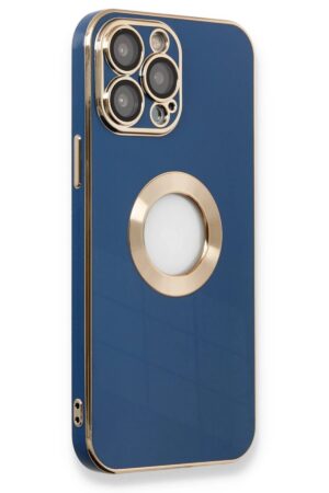 iPhone 14 Pro Max Kılıf Store Silikon - Mavi-(5796)