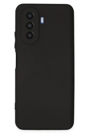 Huawei Nova Y70 Kılıf First Silikon - Siyah-(5796)
