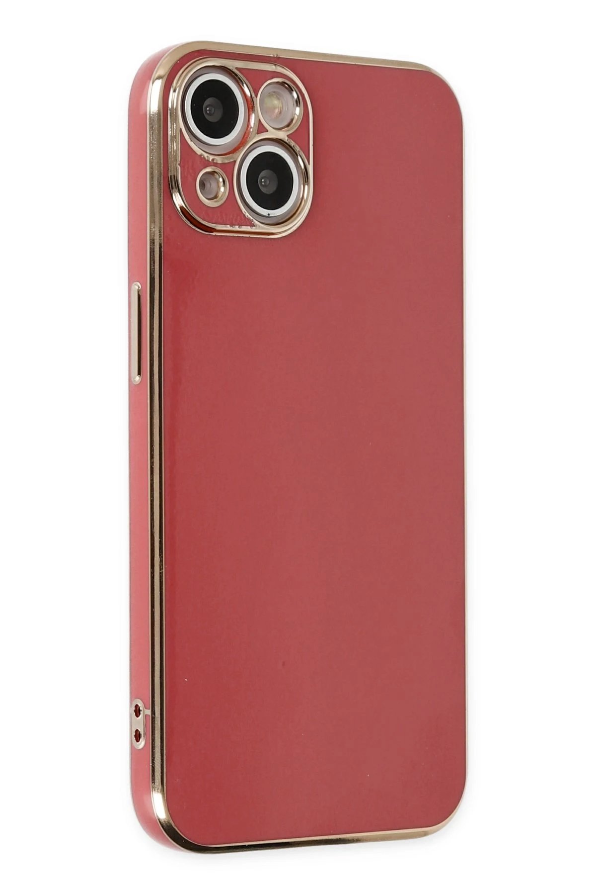 iPhone 14 Kılıf Volet Silikon - Kırmızı-(5796)